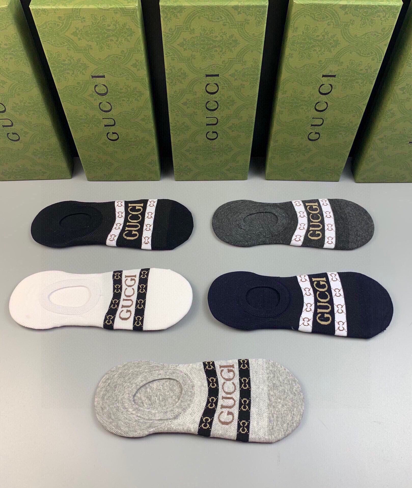 GUCCI FLAT SOCKS 427656 (1 BOX)