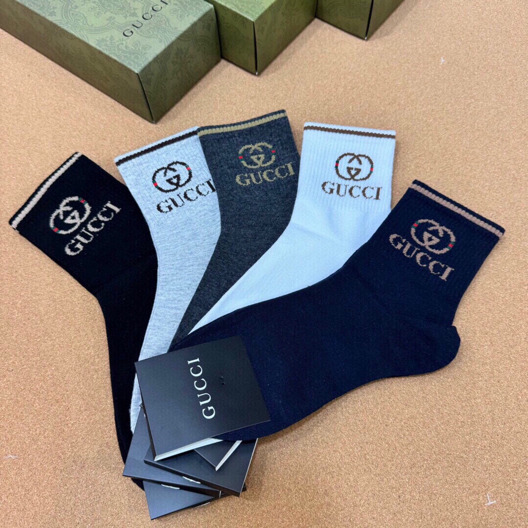 GUCCI CREW SOCKS 427664 (1 BOX)
