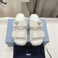 PRADA CROCODILE LEATHER MOTIF SANLS WHITE CALFSKIN